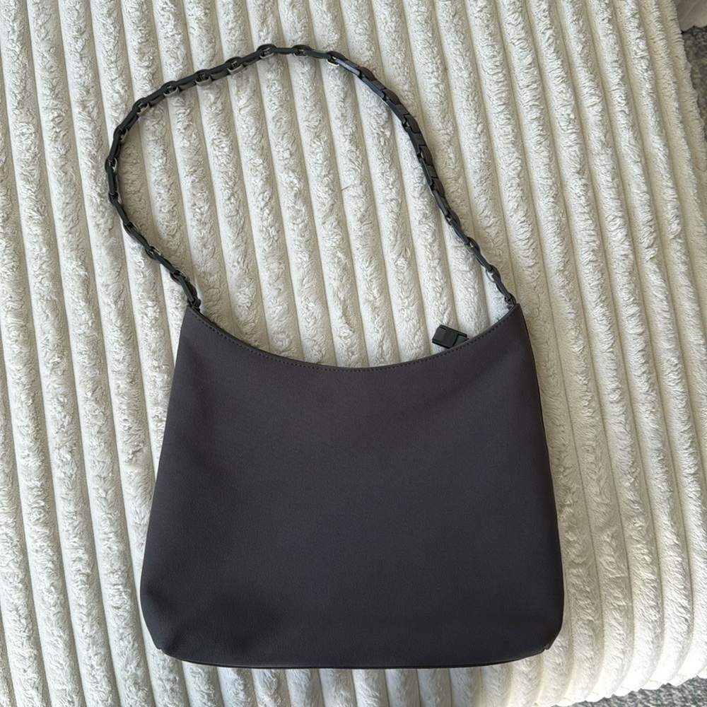 Authentic Salvatore Ferragamo Nylon Vara Shoulder Bag